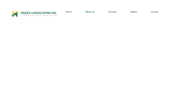 Desktop Screenshot of meerslandscapinginc.com