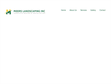 Tablet Screenshot of meerslandscapinginc.com